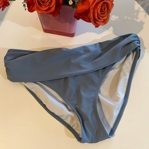 ⚡️LIKE NEW⚡️ Shekini Blue Ruched Bikini Bottoms - Womens Size Small